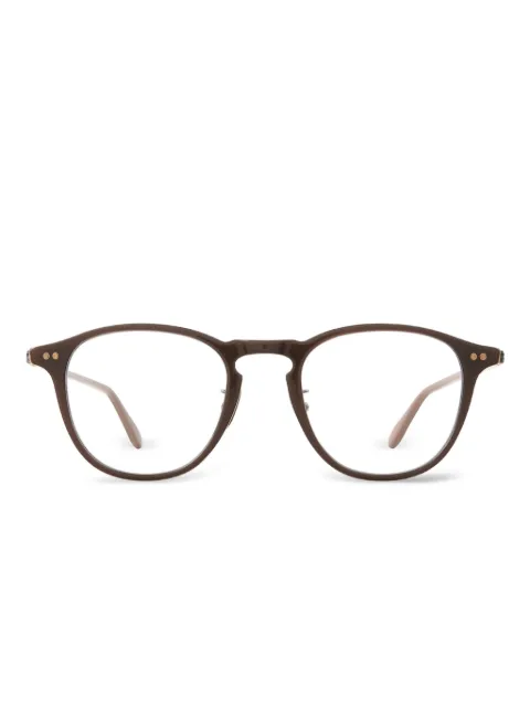Garrett Leight Hampton Brille mit rundem Gestell