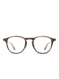 Garrett Leight Hampton round-frame glasses - Brown