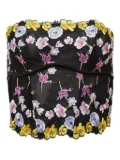 Fleur Du Mal Eden corset - Black