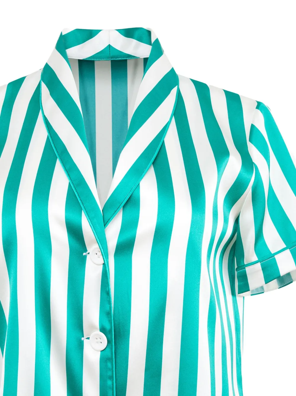 Fleur Du Mal Riviera blouse - Groen
