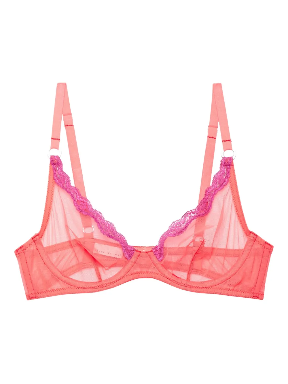 Fleur Du Mal tulle bra