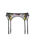 Fleur Du Mal Eden garter belt - Black