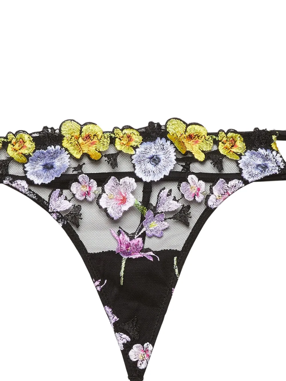 Fleur Du Mal Eden string - Zwart