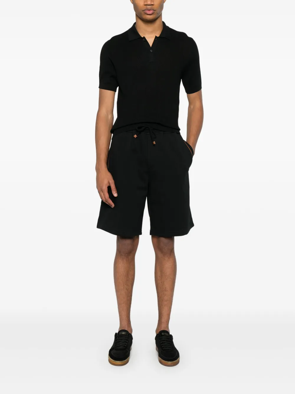 Brunello Cucinelli drawstring shorts | Track & Running Shorts | Image 2