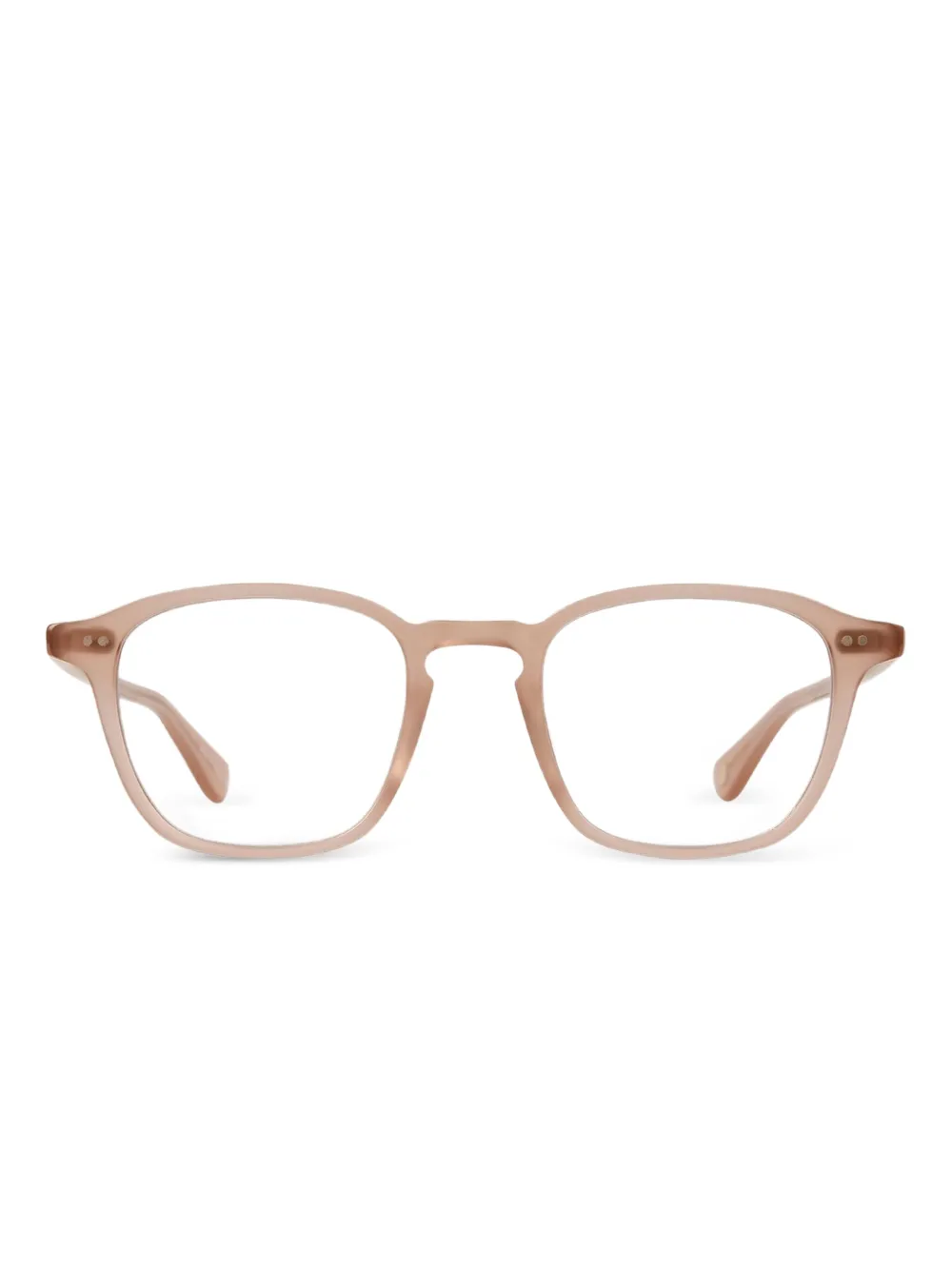 Garrett Leight Markus bril met vierkant montuur Roze