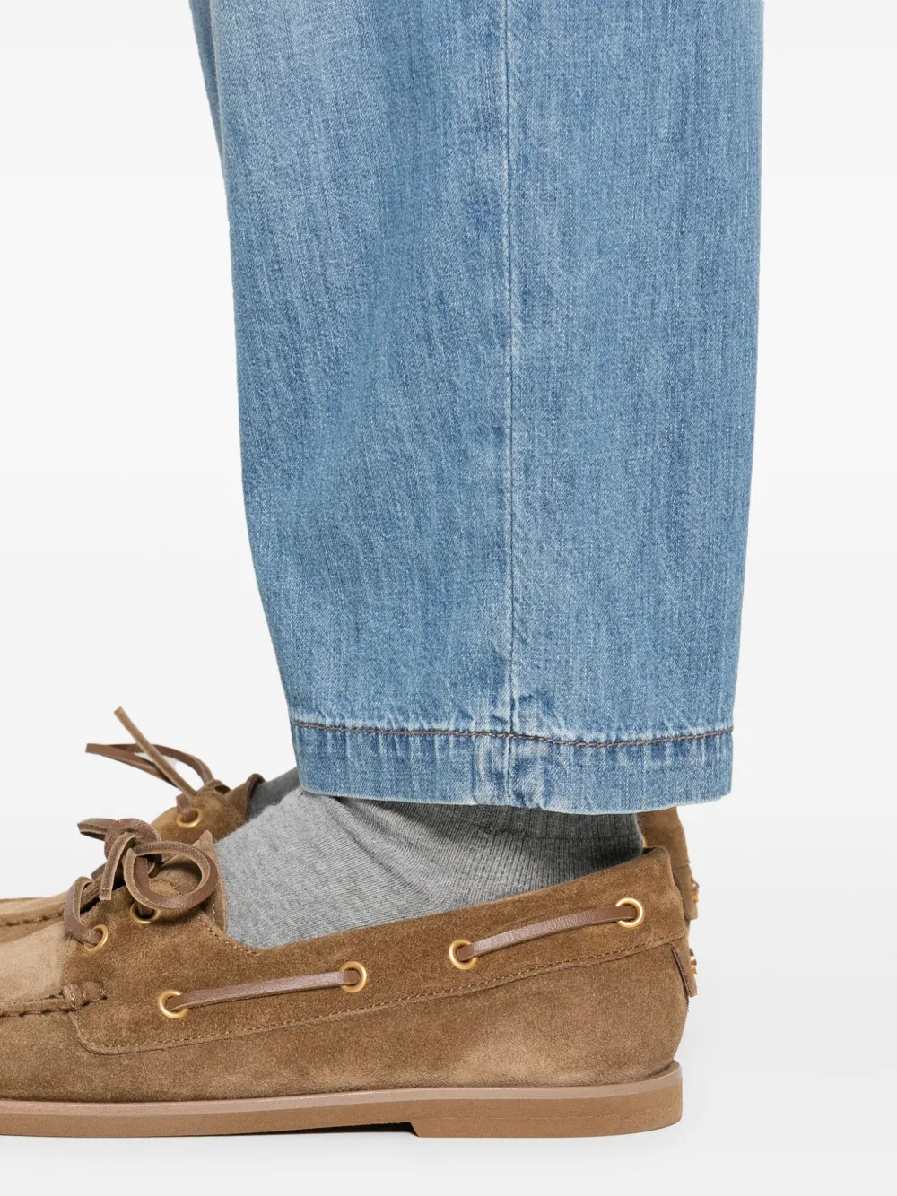 Brunello Cucinelli Jeans met vijf zakken Blauw