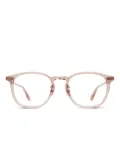 Garrett Leight Kinney round-frame glasses - Pink