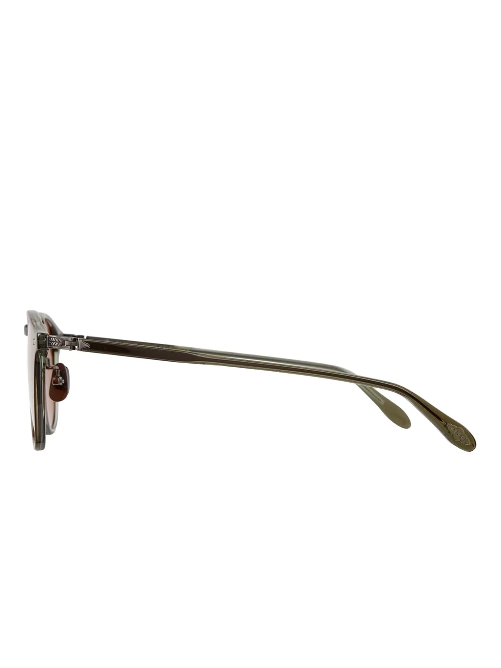 Garrett Leight HAMPTON J SUN Moss Pure Rosewood Groen