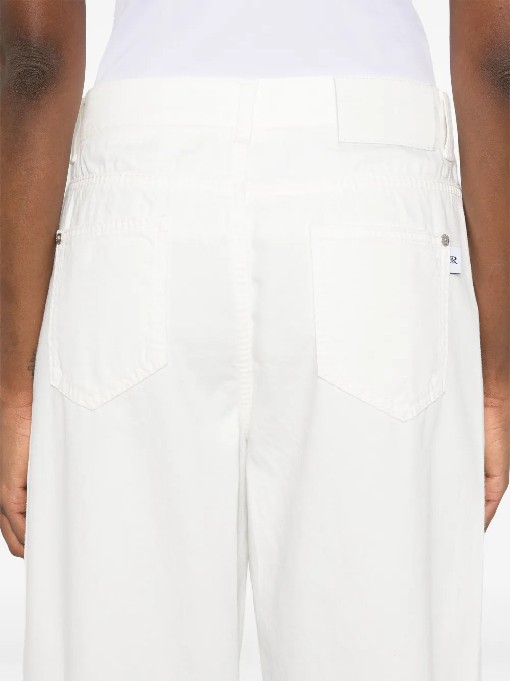 Ermanno Scervino Jeans met logopatch Wit