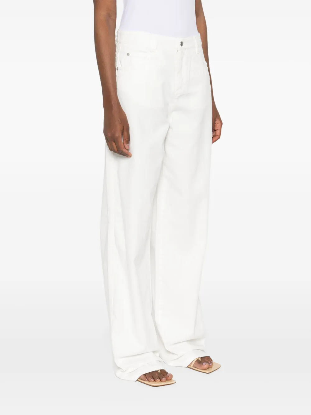 Ermanno Scervino Jeans met logopatch Wit