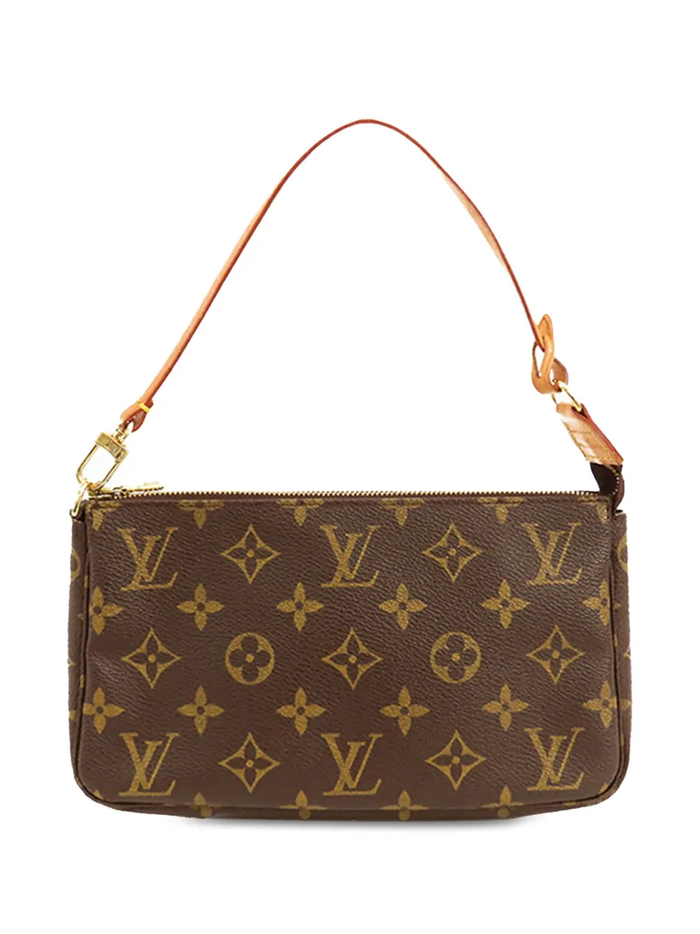 Louis Vuitton Pre-Owned 2002 モノグラム ポシェット アクセソワール ショルダーバッグ - ブラウン Louis Vuitton Pre-Owned 2002 モノグラム ポシェット アクセソワール ショルダーバッグ - ブラウン