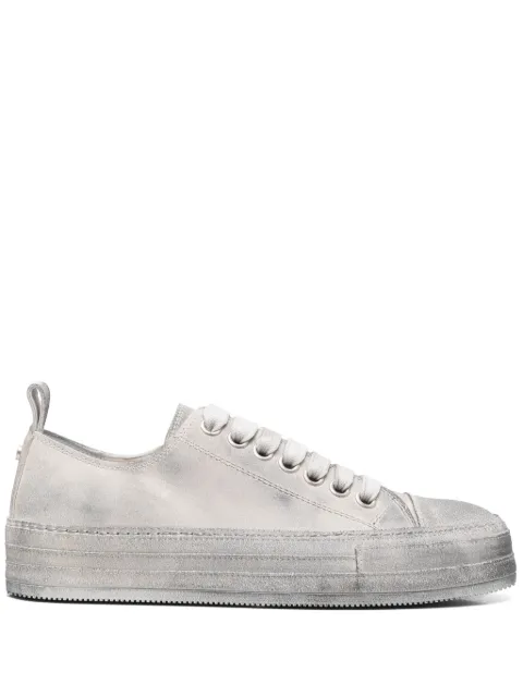 Ann Demeulemeester distressed-finish sneakers
