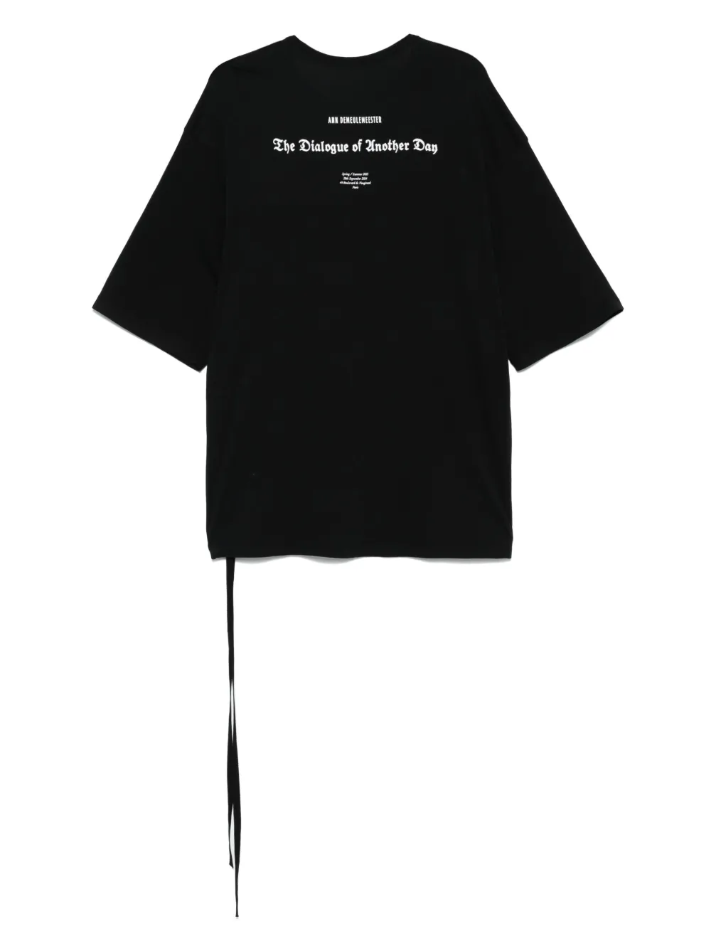 Ann Demeulemeester Aga T-shirt Zwart