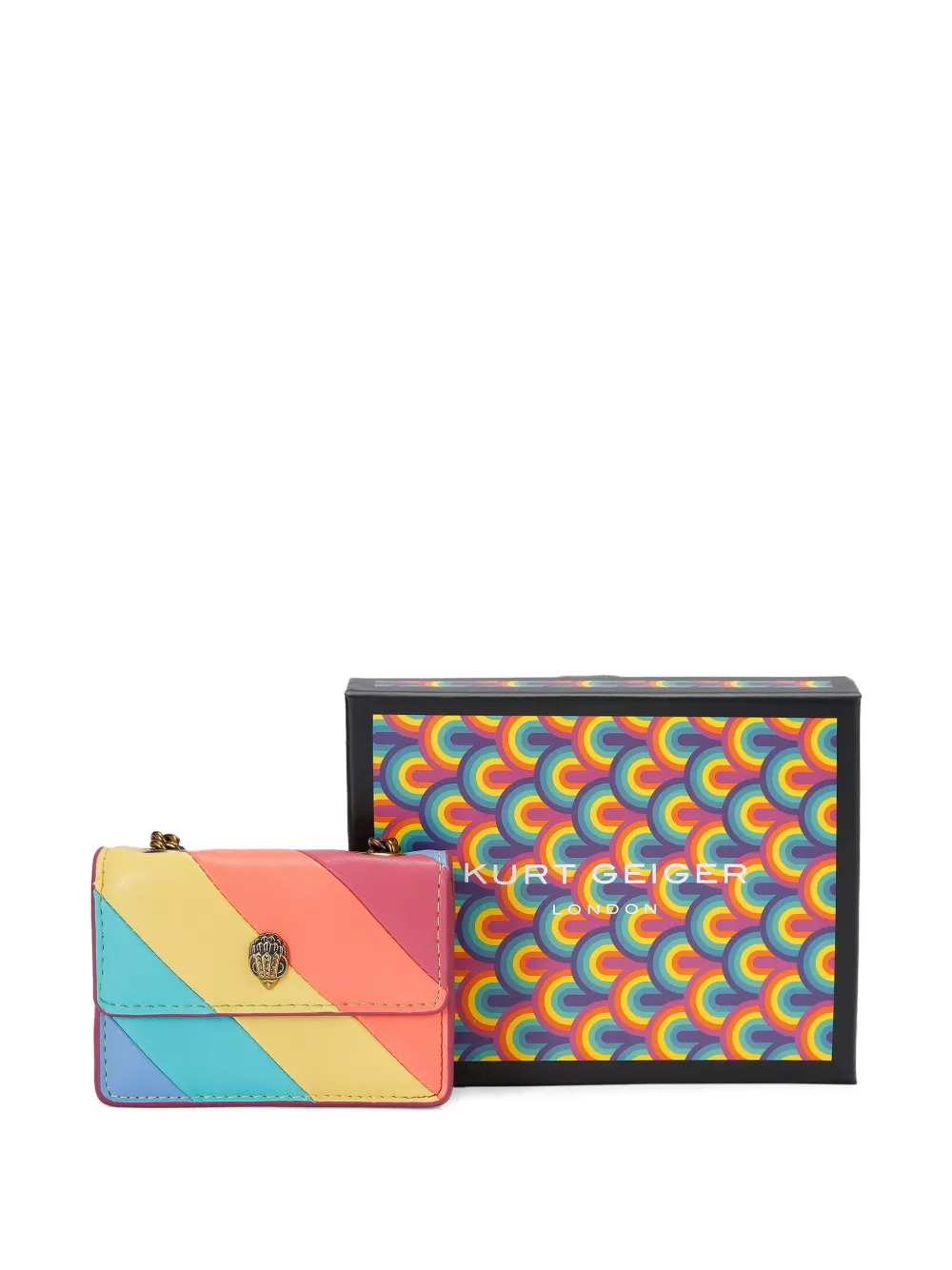 Kurt Geiger London Kensington schoudertas Geel