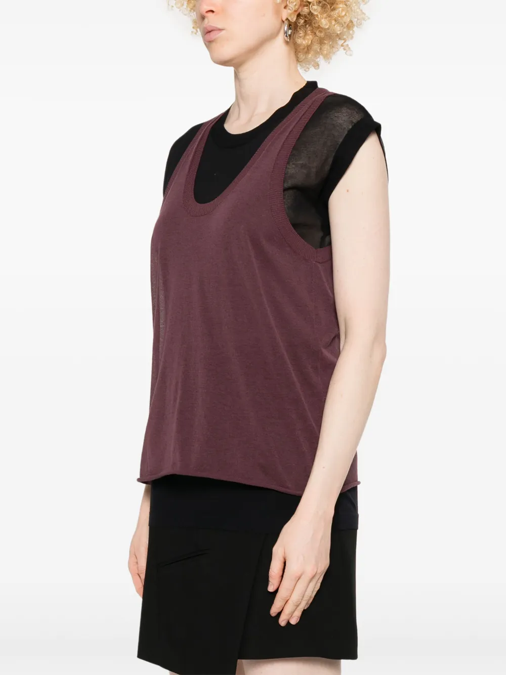 PINKO Mark T-shirt Paars
