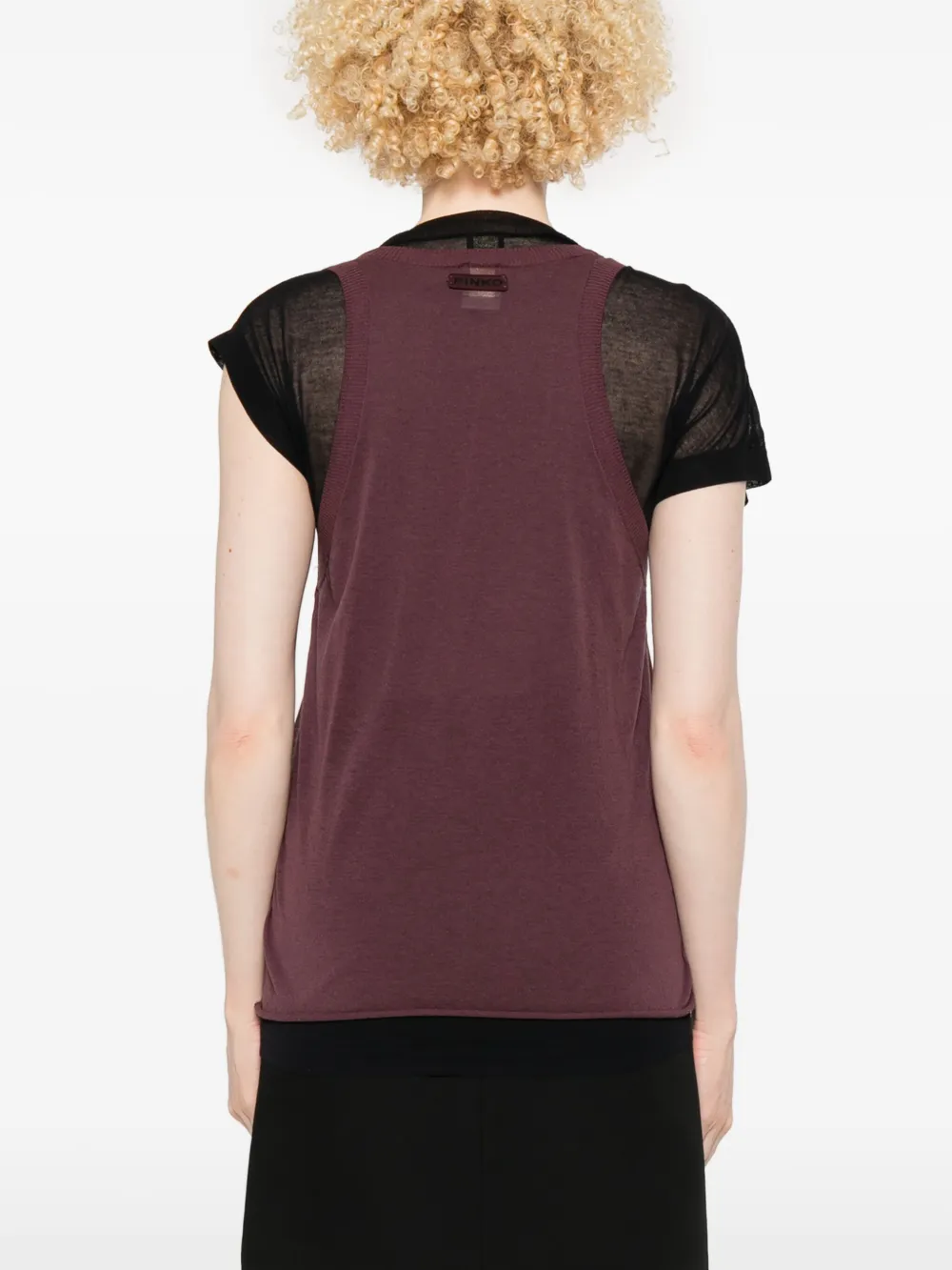 PINKO Mark T-shirt Paars