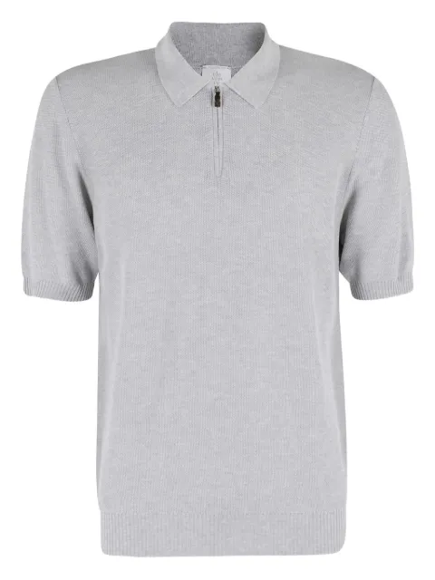 Eleventy Poloshirt mit Reißverschluss