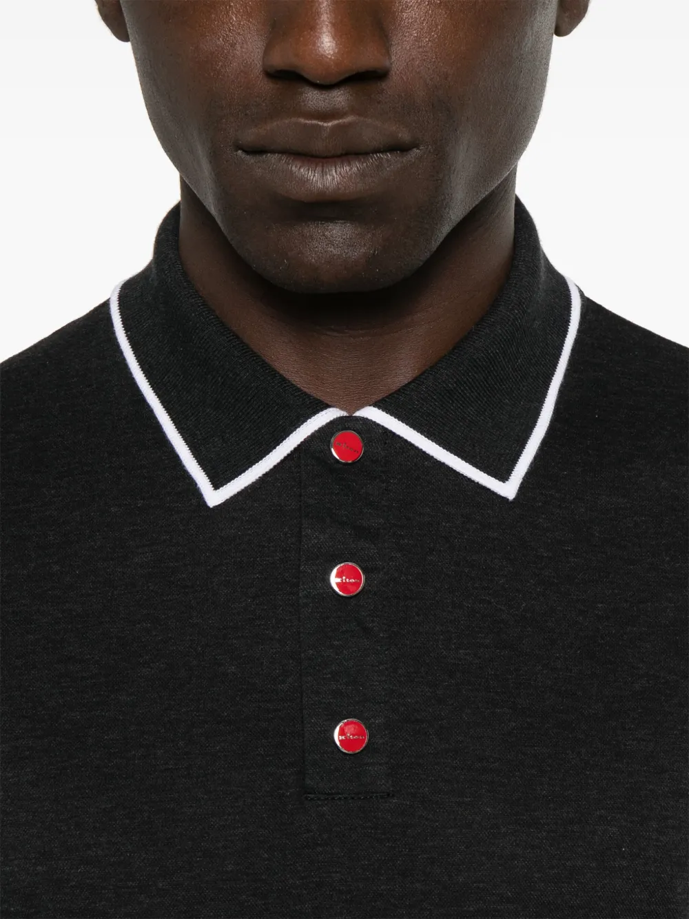 Kiton Katoenen poloshirt Grijs