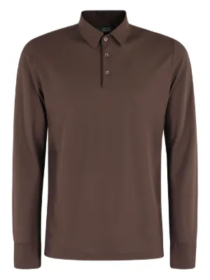 Tシャツ・カットソー ZANONE SS25 LONG SLEEVES POLO SHIRT (815102 ZG380 Z0542) ZANONE SS25 LONG SLEEVES POLO SHIRT (815102 ZG380 Z0542