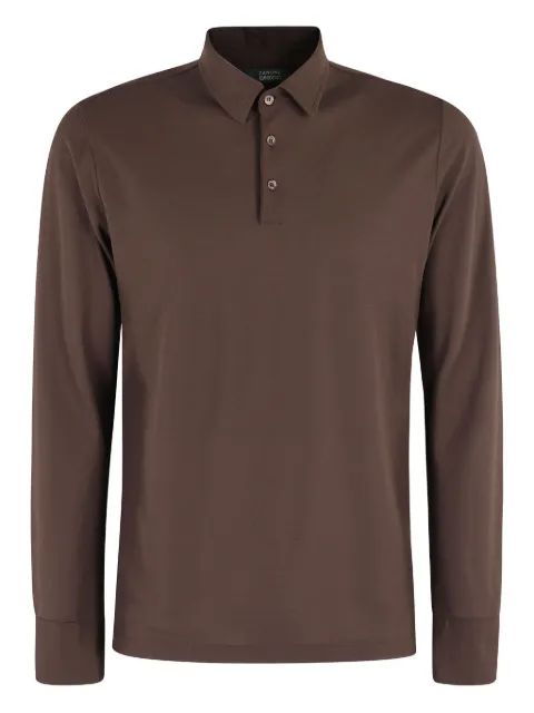 Zanone long-sleeve polo shirt