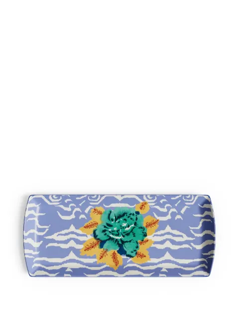 Lisa Corti floral-print platter 