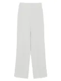 Emporio Armani herringbone-jacquard trousers - Grey