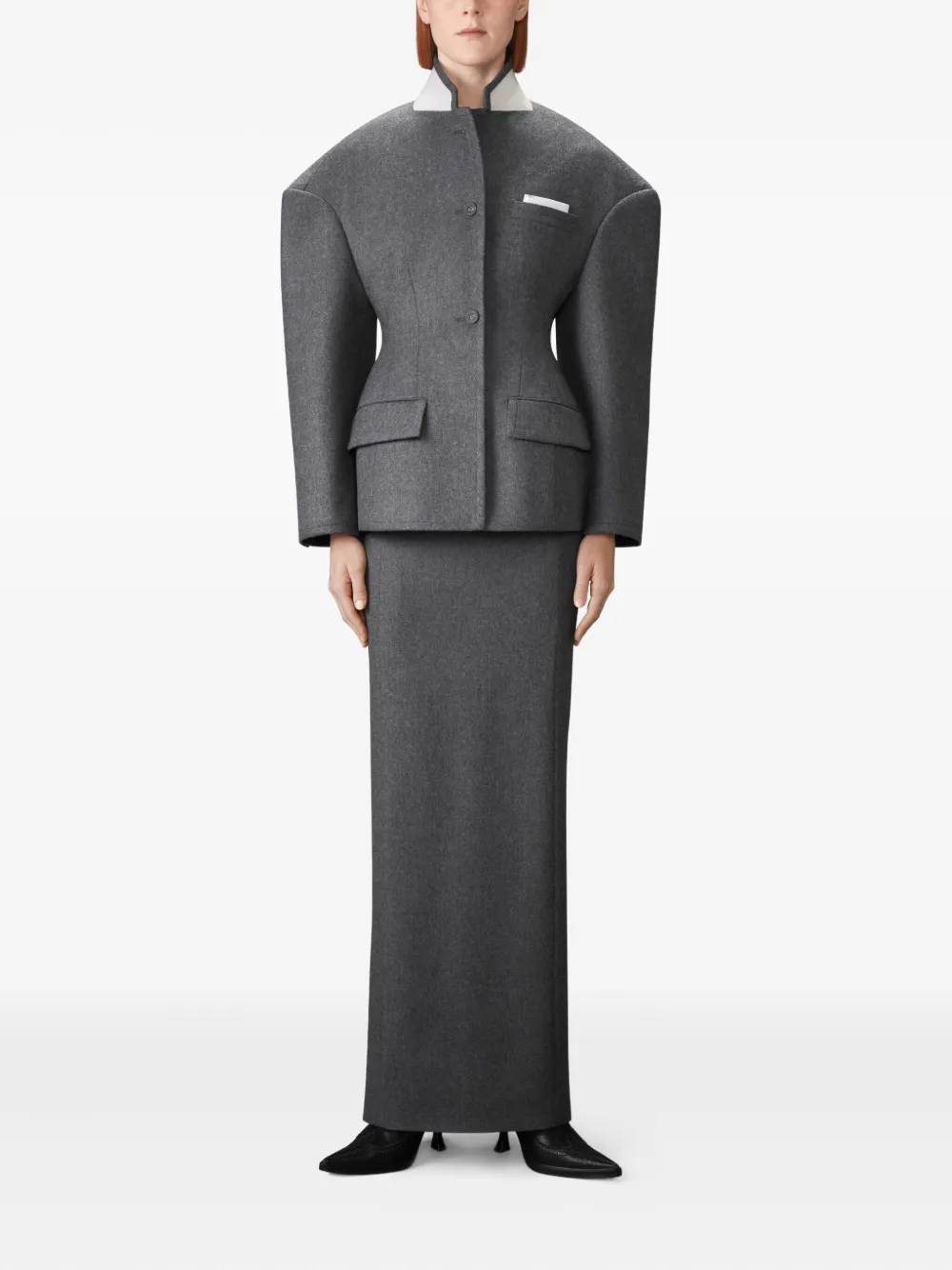 Thom Browne chamarra de franela | Chamarras oversize | Image 2