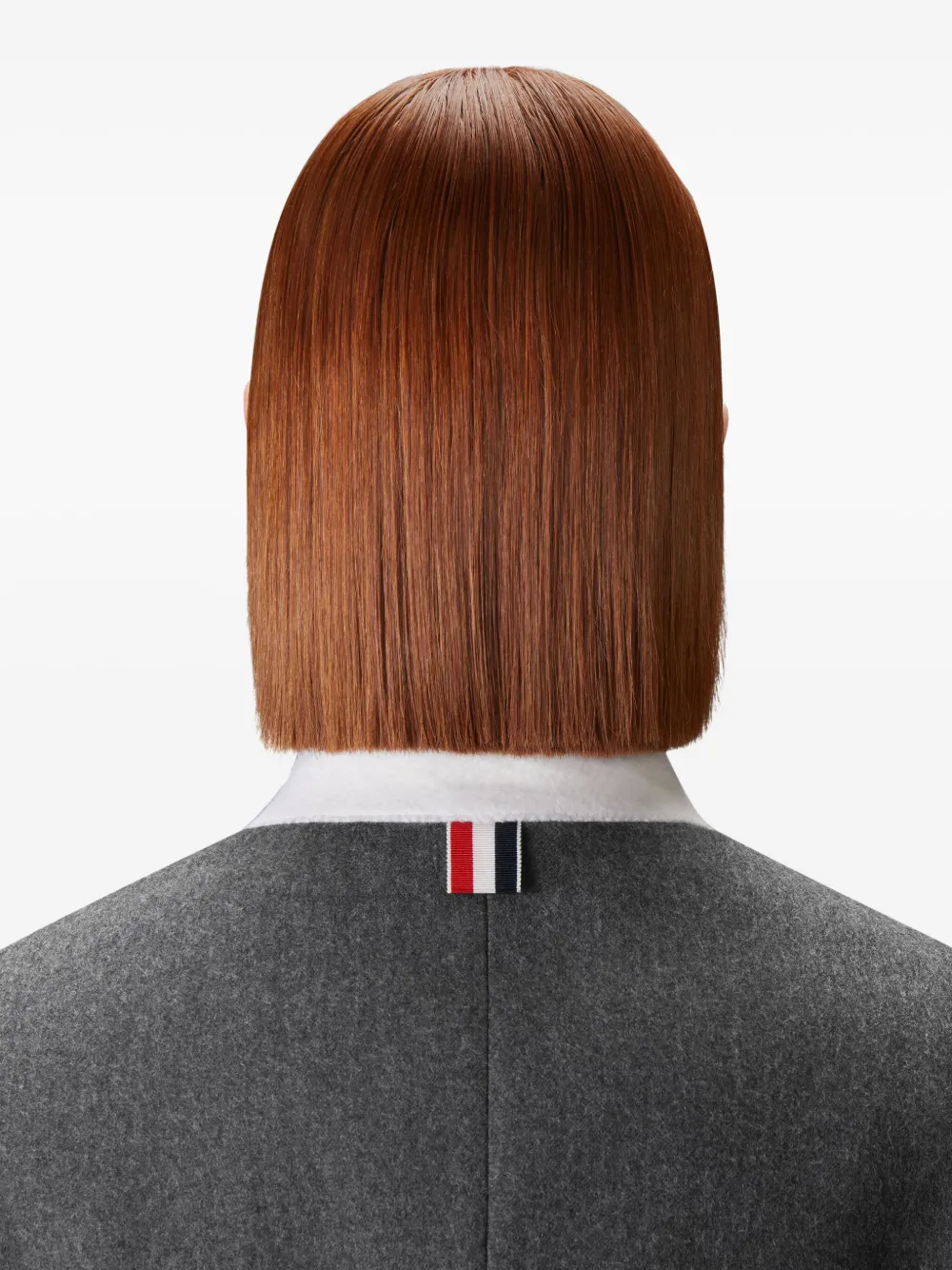 Thom Browne Wool Flannel Jacket In Gray