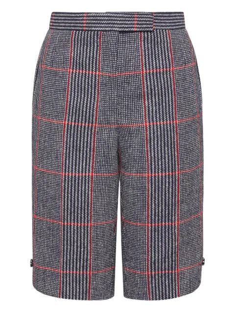 Thom Browne oversized-check hunting-tweed bermuda shorts