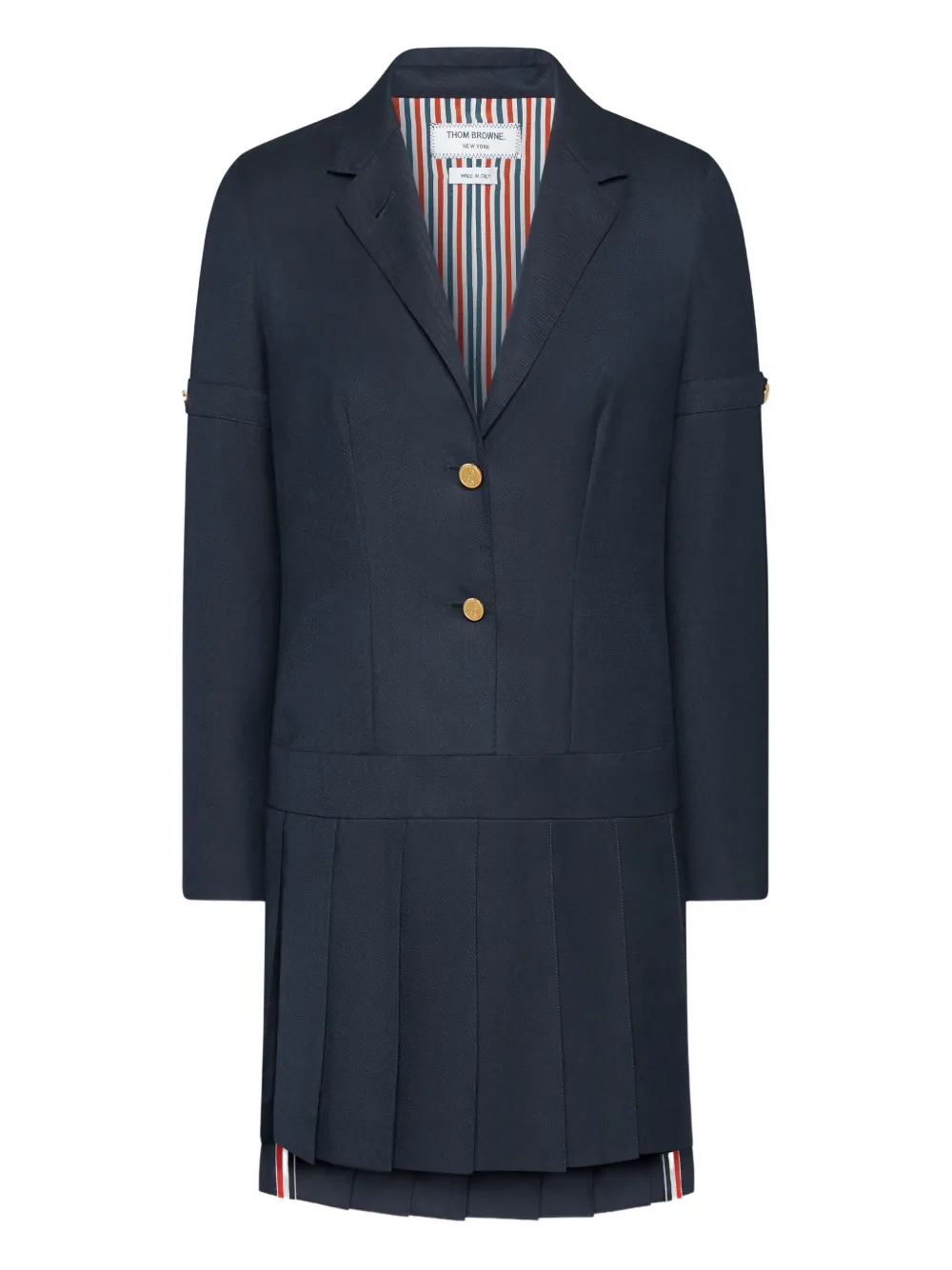 Thom Browne プリーツスカート ドレス - ブルー Thom Browne プリーツスカート ドレス - ブルー