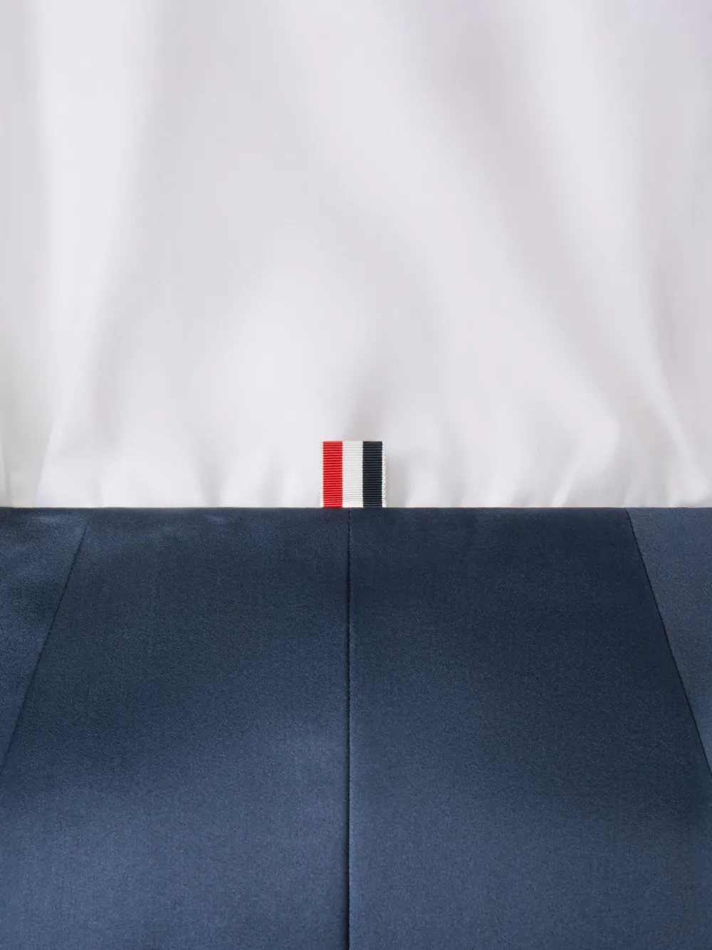 Thom Browne Solid Double Duchess midi-kokerrok Blauw