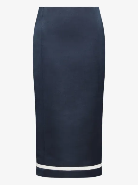 Thom Browne falda lápiz midi Solid Double Duchess