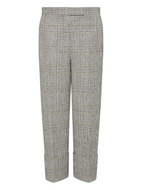 Thom Browne hunting-tweed back-strap trousers