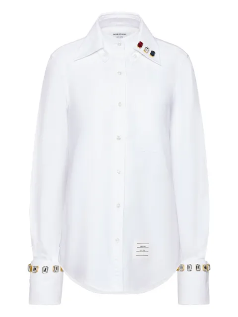 Thom Browne Swarovski-crystal Oxford shirt