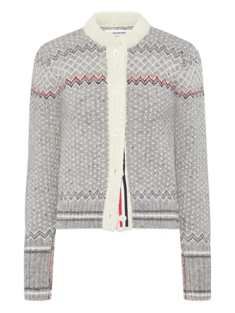 Thom Browne كارديغان بحياكة ألوان متعددة