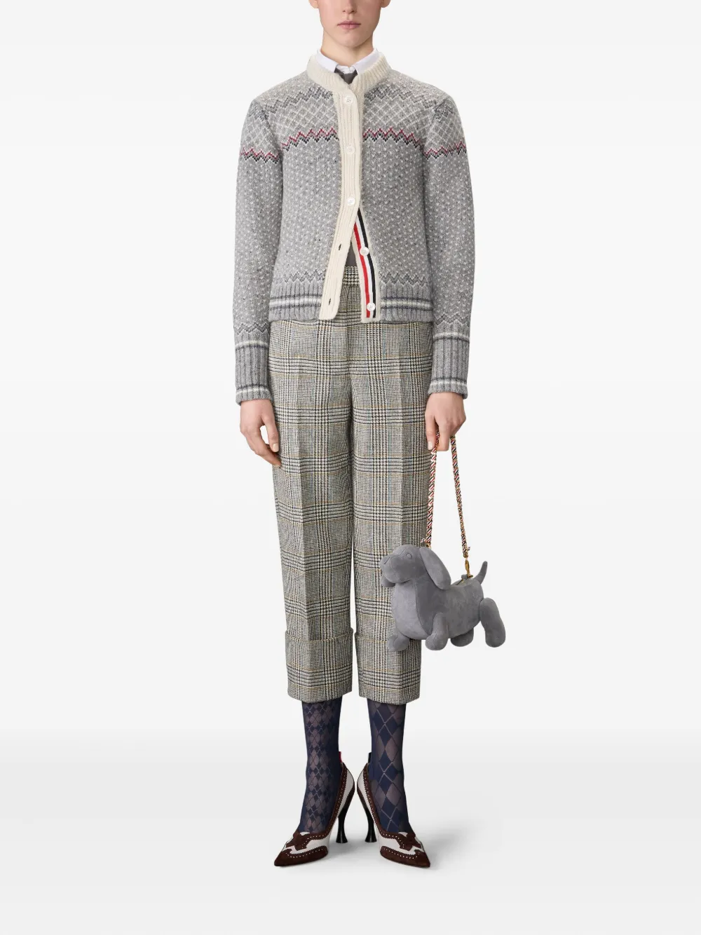 Thom Browne fair isle-knit cardigan | Cardigans | Image 2