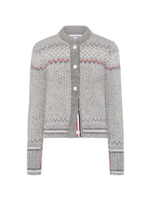 Thom Browne striped-trim cardigan
