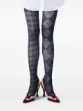 Thom Browne argyle mesh tights - Blue