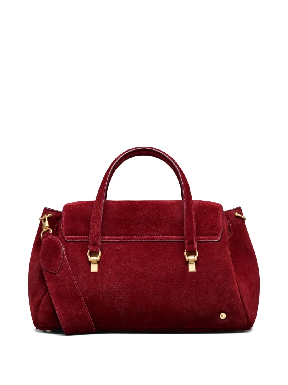 Thom Browne Mrs. Thom Calf-suede Holdall Bag In Red