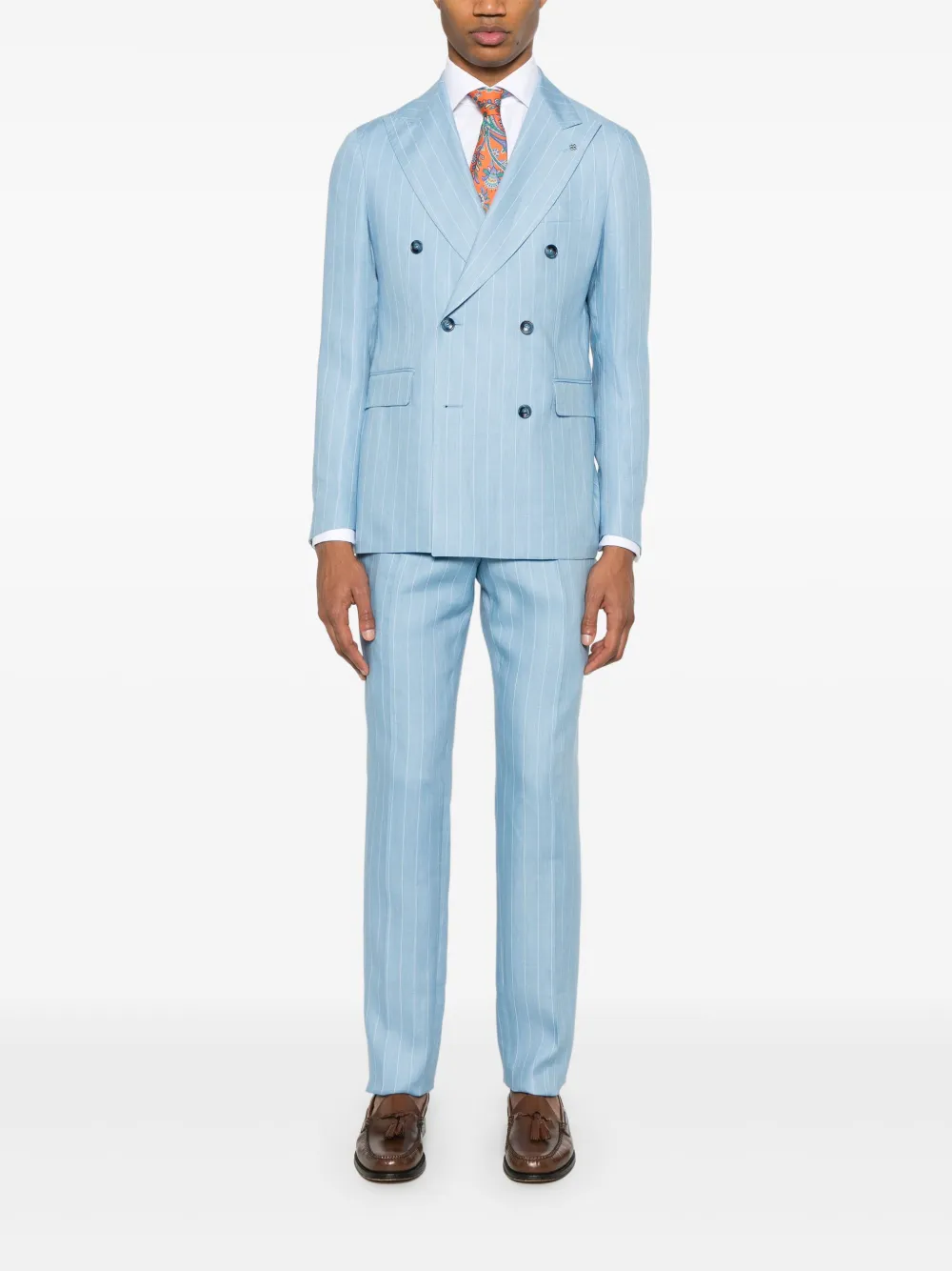 Tagliatore striped suit | Double  Breasted Suits | Image 2
