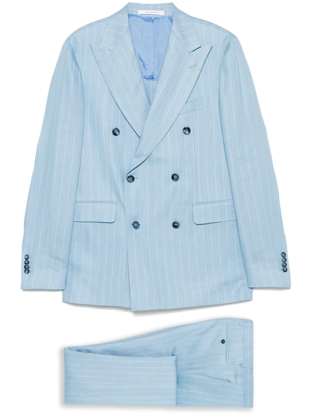 Tagliatore striped suit | Blue | Image 1