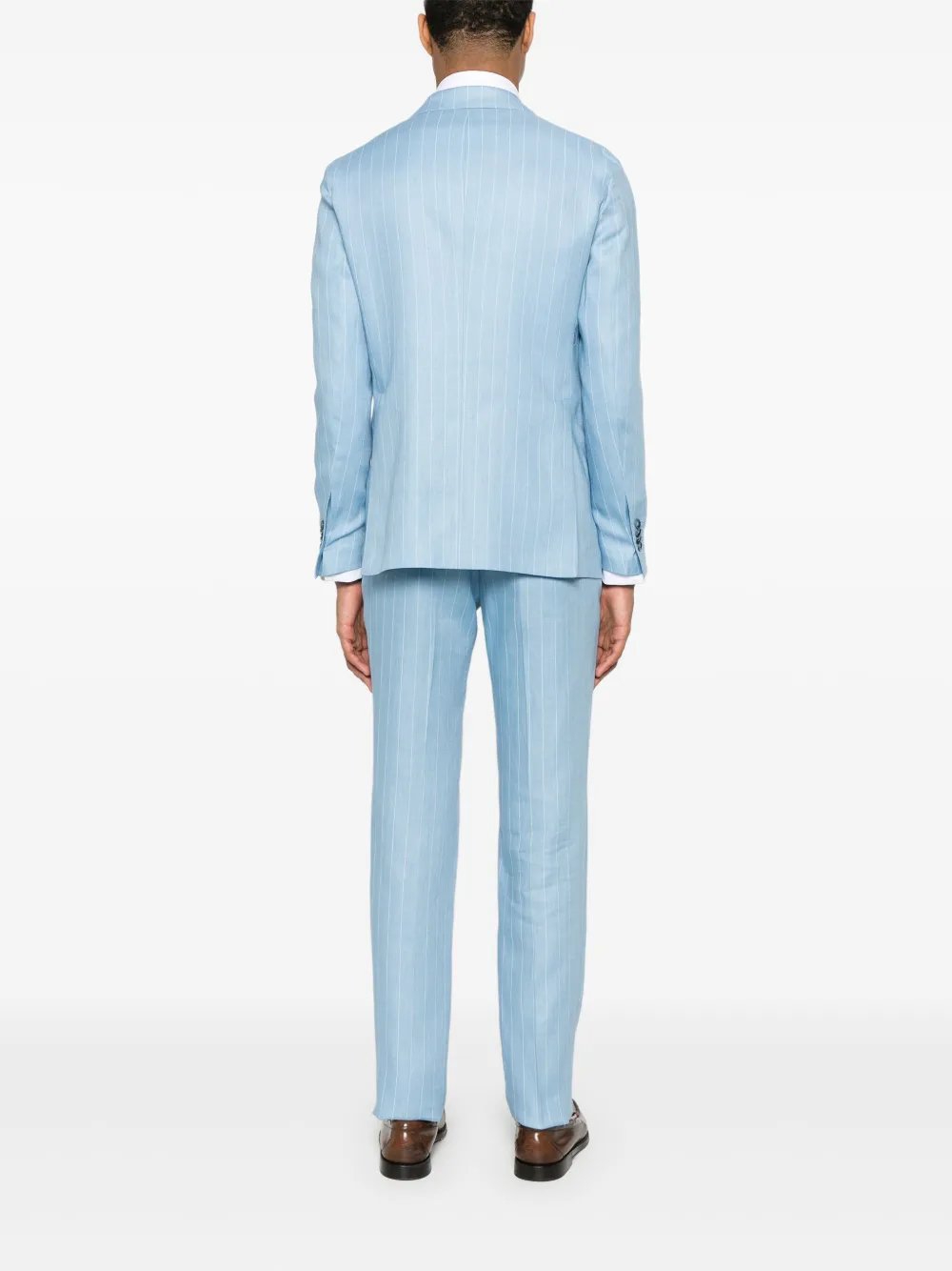 Tagliatore Gestreept pak Blauw
