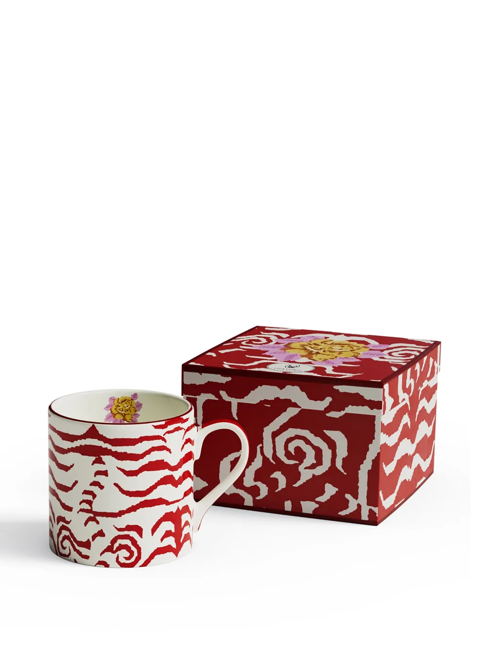 Lisa Corti Indian Tiger porcelain mug | Tableware | Image 2