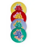 Lisa Corti Indian Tiger dessert plates (set of four) - Green