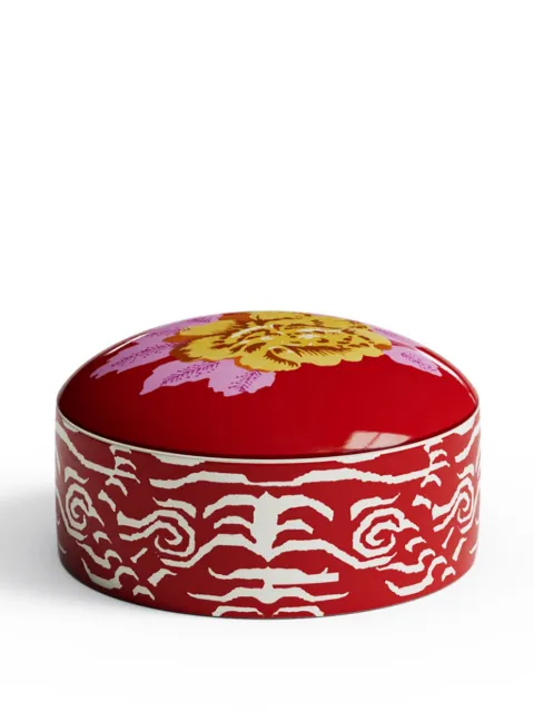 Lisa Corti flower-print jewellery box 
