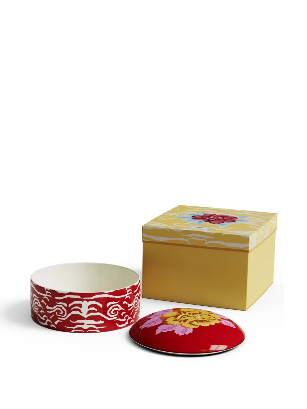 Lisa Corti flower-print jewellery box | Decorative Trays & Plates | Image 2