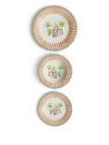Lisa Corti Sariska table plates (set of three) - White