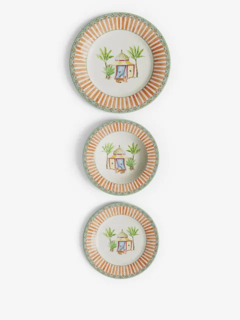 Lisa Corti Sariska table plates (set of three)