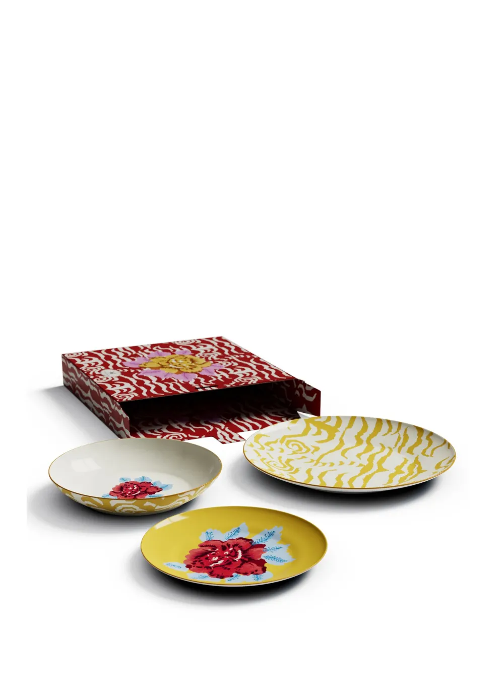 Lisa Corti Indian Tiger porcelain plates (set of three) | Tableware | Image 2