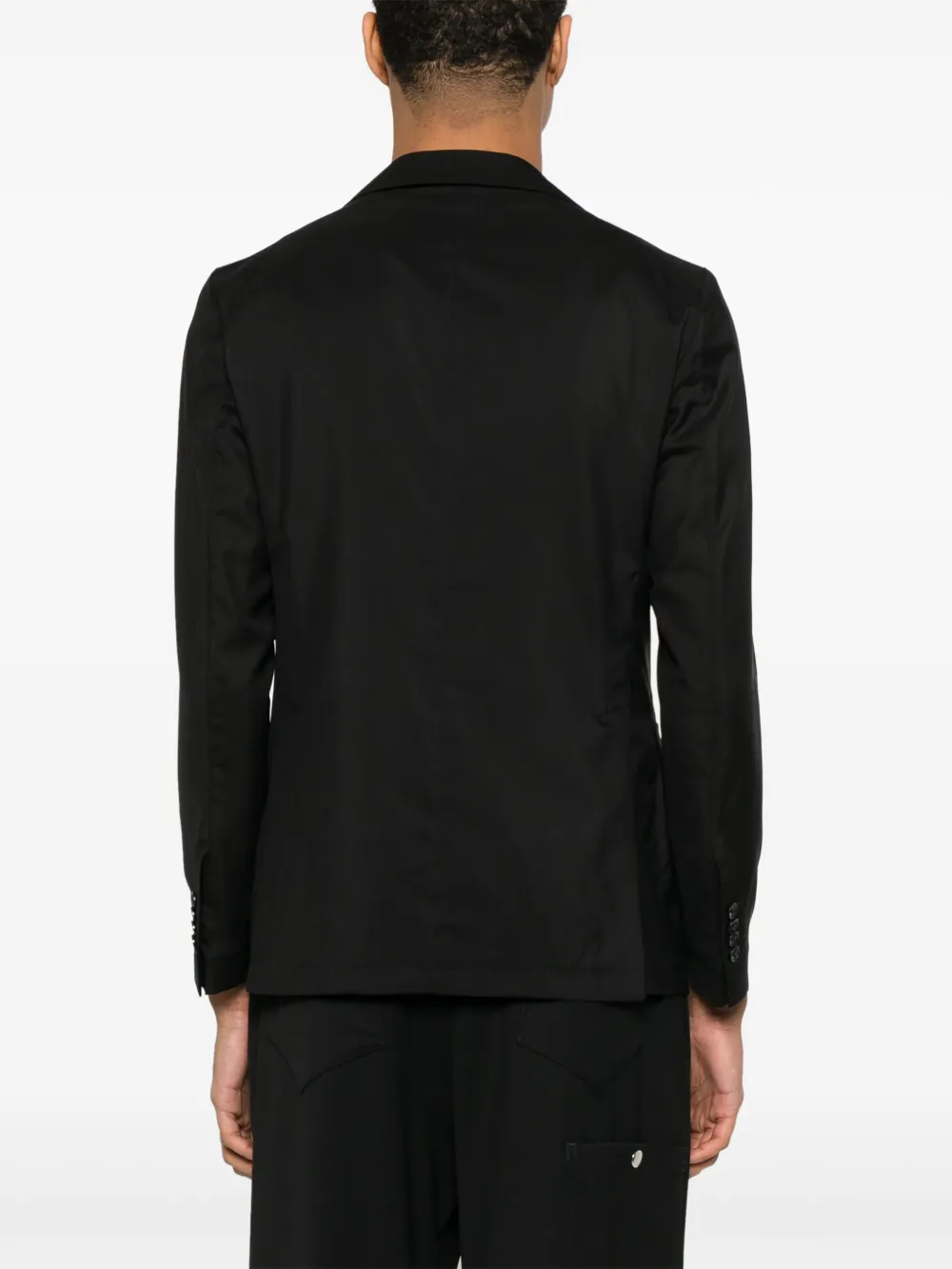 Shop Tagliatore Single-breasted Blazer In Black
